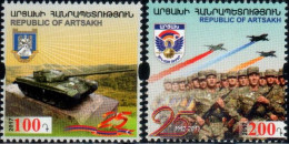 Artsakh 2017 "25th Anniversary Of Liberation Of Shushi & Of The Artsakh Army" 2v Quality:100% - Armenien