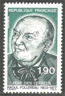 354 France Yv 2453 Raoul Follereau Lèpre Lépreux Leper MNH ** Neuf SC (2453-1c) - Disease