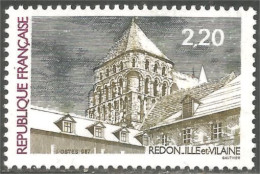 354 France Yv 2462 Clocher Abbaye Redon Abbey Abbatiale MNH ** Neuf SC (2462-1b) - Abdijen En Kloosters