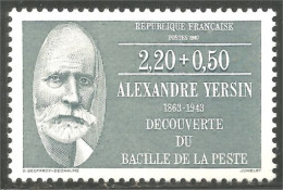 354 France Yv 2457 Alexandre Yersin Medecine Peste Plague MNH ** Neuf SC (2457-1) - Malattie