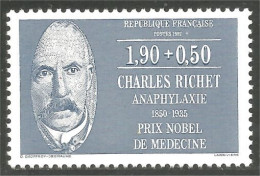 354 France Yv 2454 Charles Richet Prix Nobel Medecine 1913 Prize MNH ** Neuf SC (2454-1) - Prix Nobel