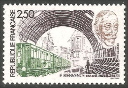 354 France Yv 2452 Fulgence Bienvenue Metro Tunnel MNH ** Neuf SC (2452-1d) - Sonstige (Land)