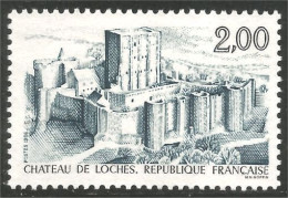 354 France Yv 2402 Chateau Loches Castle Schloss Castello MNH ** Neuf SC (2402-1b) - Castillos