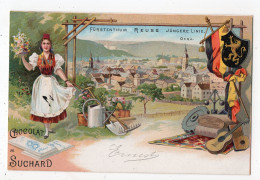 5 - Fürstenthum REUSS Jüngere Linie - GERA *litho *1901*publicité Chocolat SUCHARD* - Gera