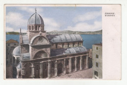 Šibenik Katedrala Old Postcard Posted 1947 B40401 - Croazia