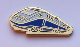 N301 Pin's SNCF TGV Gris Et Bleu  Achat Immédiat - TGV