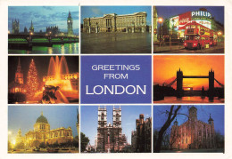 ROYAUME-UNI - Angleterre - London - Buckingham Palace - Tower Of London - Piccadilly Circus - St Paul - Carte Postale - St. Paul's Cathedral