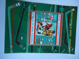 GUINEA ECUATORIAL  USED  SHEET OLYMPIC GAMES INNSBRUCK 1976 - Inverno1976: Innsbruck