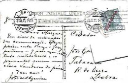 Portugal & Marcofilia, Gerez, Vista Geral, Lisboa 1911 (4) - Briefe U. Dokumente
