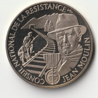 FRANCE - MÉDAILLE - SECONDE GUERRE MONDIALE - CONSEIL NATIONAL DE LA RESISTANCE - JEAN MOULIN - BE - Altri & Non Classificati