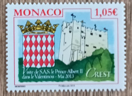 Monaco - YT N°2875 - Visite De S.A.S. Le Prince Albert II Dans Le Valentinois - 2013 - Neuf - Ongebruikt