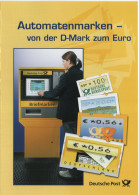 Germany Deutschland 2002 Automaten Postwertzeichen Automatenmarken ATM, Automat Machine Stamps Euro, Berlin Essen - 2001-2010