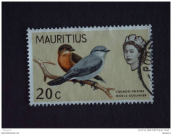 Mauritius Maurice Merel Merle Cuisinier Yv 320 O - Uccelli Canterini Ed Arboricoli