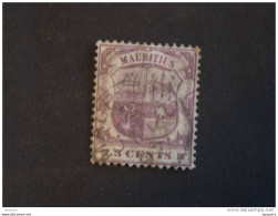 Mauritius Maurice 1895-97 Armoiries Wapenschild Bateau Boot Yv 88 O - Mauritius (...-1967)