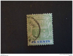 Mauritius Maurice 1895-97 Armoiries Wapenschild Bateau Boot Yv 91 O - Maurice (...-1967)