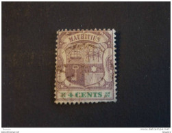 Mauritius Maurice 1895-97 Armoiries Wapenschild Bateau Boot Yv 89 O - Maurice (...-1967)