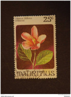 Mauritius Maurice 1981  Fleurs Bloem Hibiscus Yv 519 O - Mauritius (1968-...)