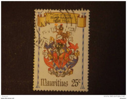 Mauritius Maurice 1981 Armoiries Des Villes Wapenschild Beau-Bassin/Rose Hill Yv 523 O - Maurice (1968-...)