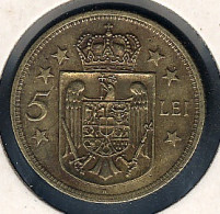 Rumänien, 5 Lei 1930, Mzz.H (= Heaton, Birmingham) - Romania