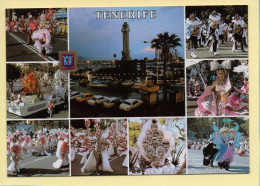 Carnaval : Carnaval De TENERIFE – Multivues / Blason (animée) (voir Scan Recto/verso) - Karneval - Fasching