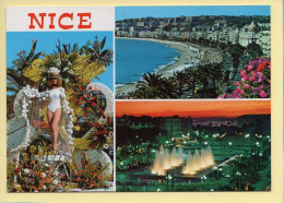 Carnaval : Carnaval De NICE – 3 Vues (animée) (voir Scan Recto/verso) - Carnaval