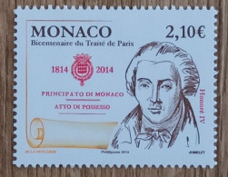 Monaco - YT N°2930 - Traité De Paris - 2014 - Neuf - Unused Stamps