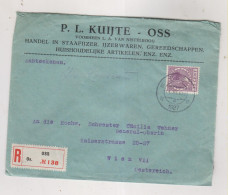 NETHERLANDS 1927 ISS Nice Registered Cover To Austria - Cartas & Documentos