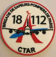 Ecusson PVC BSPP BRIGADE DE SAPEURS POMPIERS DE PARIS CTAR 18/112 - Bomberos