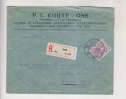 NETHERLANDS 1927 ISS Nice Registered Cover To Austria - Cartas & Documentos
