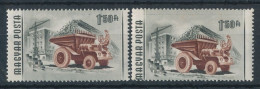 1955. Transport-Industry - Misprint - Variétés Et Curiosités