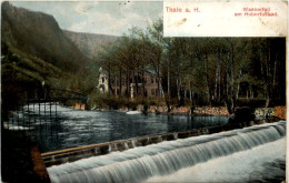 Thale - Wasserfall Am Hubertusbad - Thale