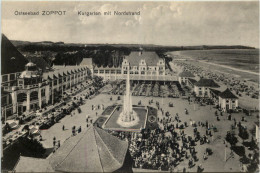 Ostseebad Zoppot - Kurgarten Mit Nordstrand - Danzig