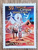 Monaco - YT N°2953 - 39e Festival International Du Cirque De Monte Carlo - 2015 - Neuf - Neufs