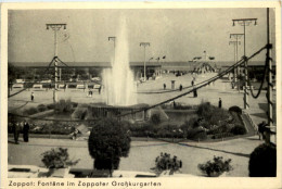 Ostseebad Zoppot - Fontäne Im Zoppoter Grosskurgarten - Danzig
