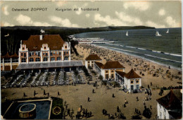 Ostseebad Zoppot - Kurgarten Mit Nordstrand - Danzig