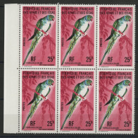 AFARS Et ISSAS N° 428 Bloc De Six Neufs ** (MNH) Cote 21 € Perruche à Collier, Psittacula Krameri TB - Perroquets & Tropicaux