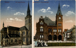 Düren, St. Annakirche, Südschule U. Victoriastrasse - Dueren