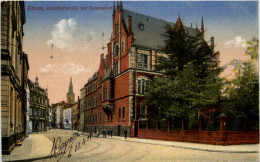 Düren, Zehnthofstrasse Mit Gymnasium - Düren