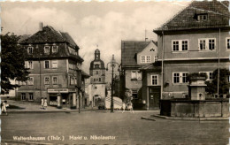 Waltershausen In Thüringen, Markt U. Nikolaustor - Waltershausen