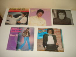 B14/  Lot De 5 Vinyles Tous Différents - SP - 7" -  Michael Jackson - Disco, Pop