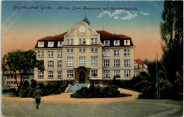 Gotha - Baugewerbe Und Handwerkerschule - Feldpost Landsturm Langensalza - Apolda