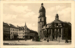 Waltershausen In Thüringen, Marktplatz U. Kirche - Waltershausen