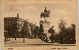 Stettin - Denkmal Kaiser Wilhelm - Pommern