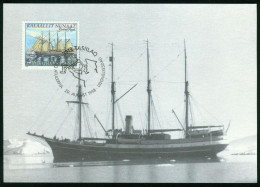 Mk Greenland Maximum Card 1998 MiNr 327 X | Sailing Ships. "Gertrud Rask" (sailing Coaster) #max-0130 - Maximumkarten (MC)