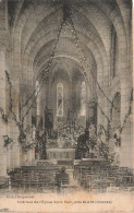 FRANCE - Vue à L'intérieure De L'église Saint Paul Près Blaye (Gironde) - Vue Générale - Carte Postale Ancienne - Blaye