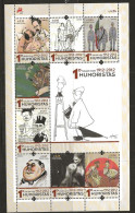 Portugal 2012   Centenary Of The Art Exhibition "1. Salon Of Humorists ", Lisbon Cartoon, Mi 3790-3797 Minisheet MNH(**) - Nuovi