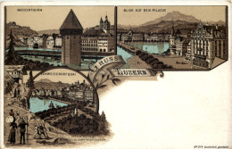 Gruss Aus Luzern - Litho Schlumpf - Lucerne