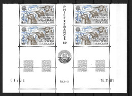 TAAF FSAT. Yt N° PA 71 X4 Philexfrance 82. Coin Daté 16.11.81 - Airmail