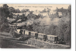 CPA 53 Gorron Le Passage Du Train Tramway - Gorron