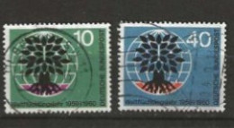 RFA N° YT  199 Et 200 Oblitérés 1960  Année Mondiale Du Réfugié - Used Stamps